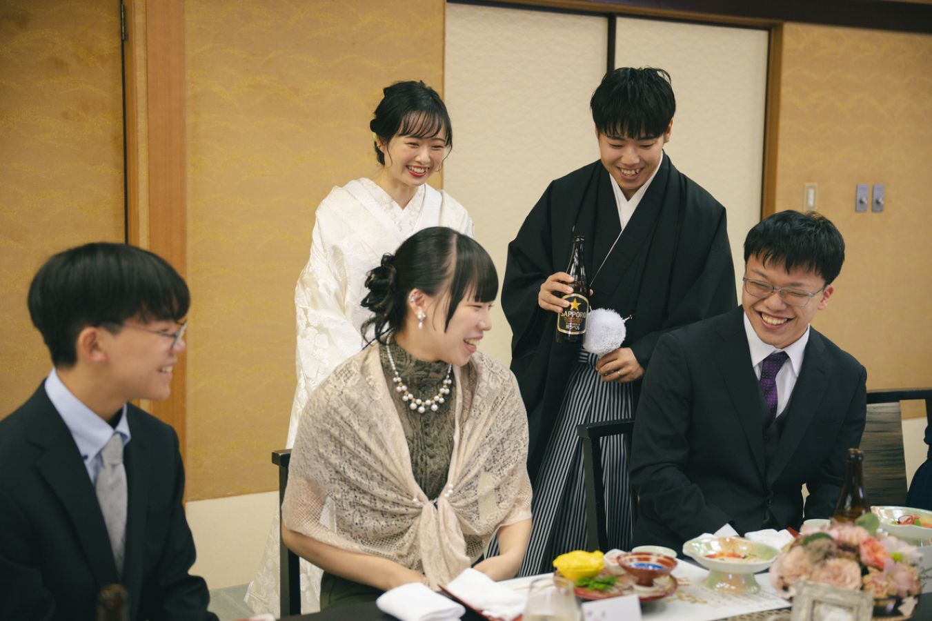 幸せの輪が連鎖します