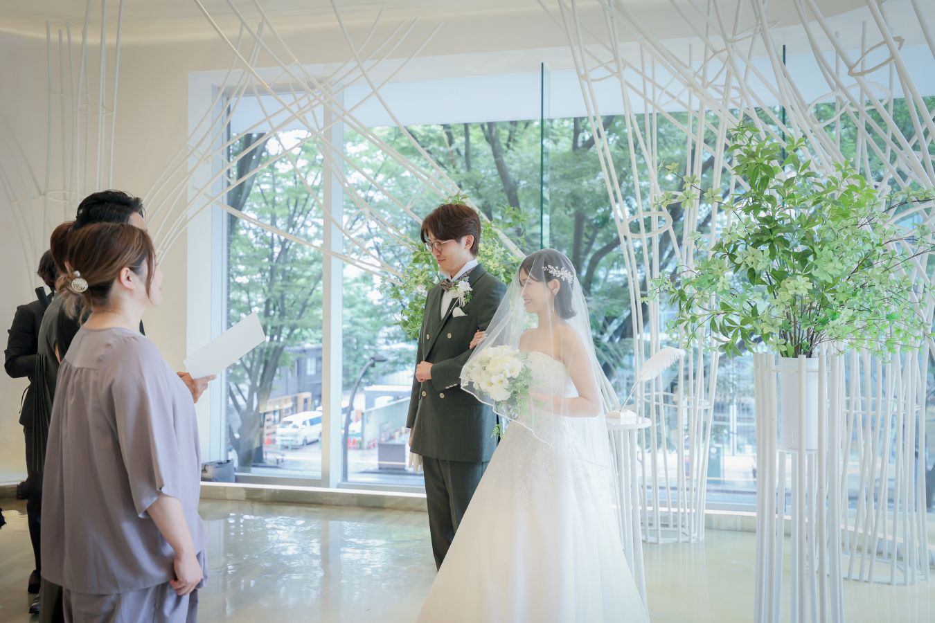 小さな結婚式 仙台チャペルで挙げられたお客様の結婚式写真