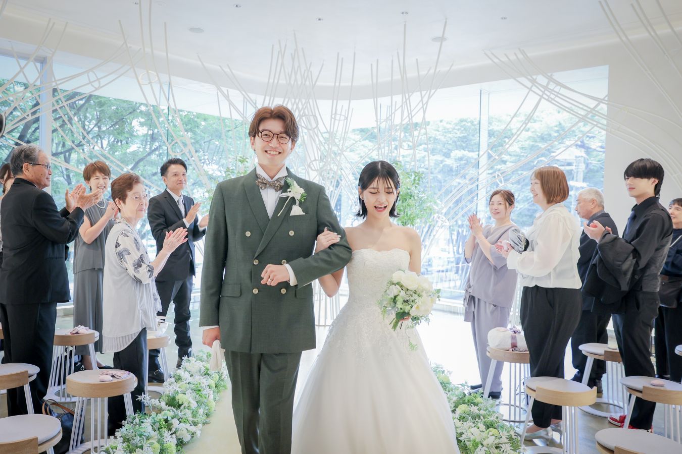 小さな結婚式 仙台チャペルで挙げられたお客様の結婚式写真