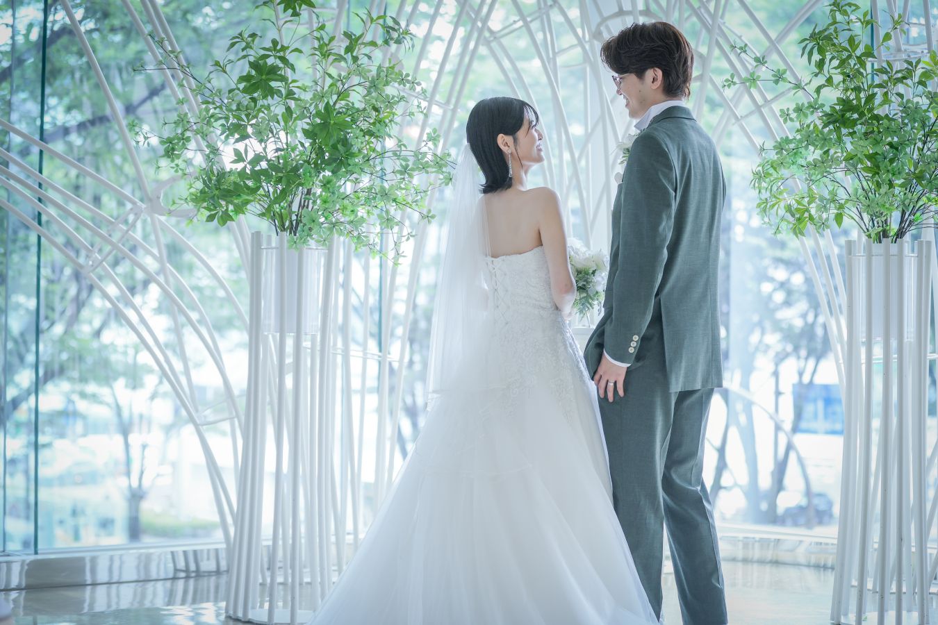小さな結婚式 仙台チャペルで挙げられたお客様の結婚式写真