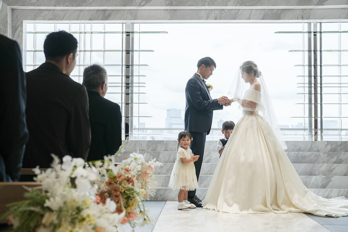 お台場チャペルで挙げられたお客様の結婚式写真08