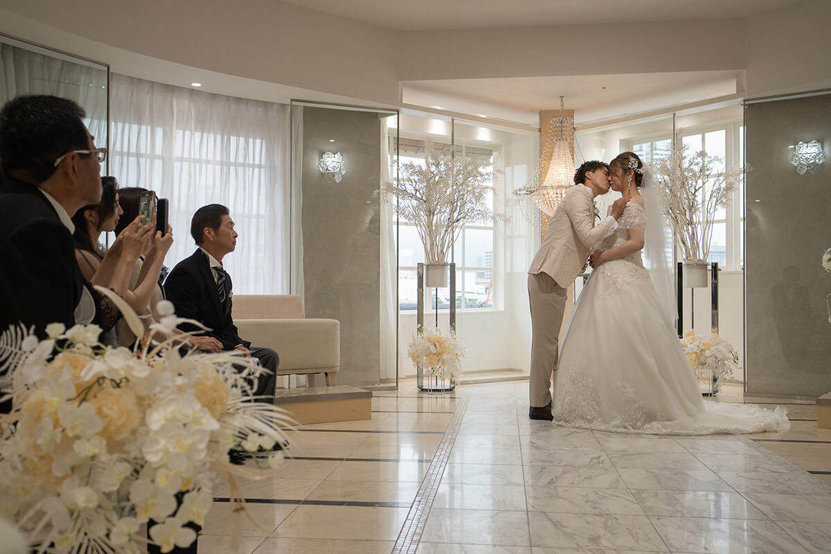 神戸モザイクチャペルで挙げられたお客様の結婚式写真09