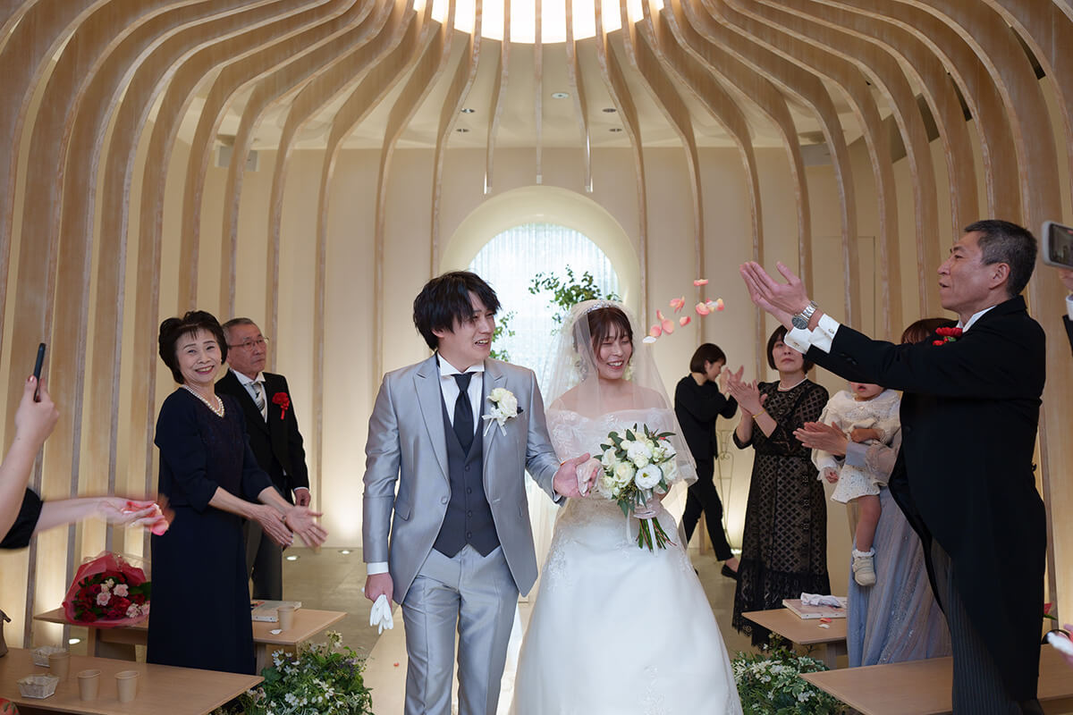名古屋チャペルで挙げられたお客様の結婚式写真