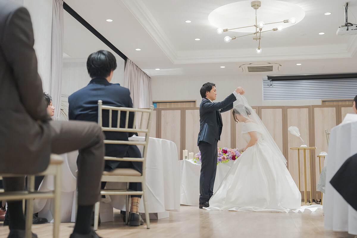 小さな結婚式 福岡チャペルで挙げられたお客様の結婚式写真08