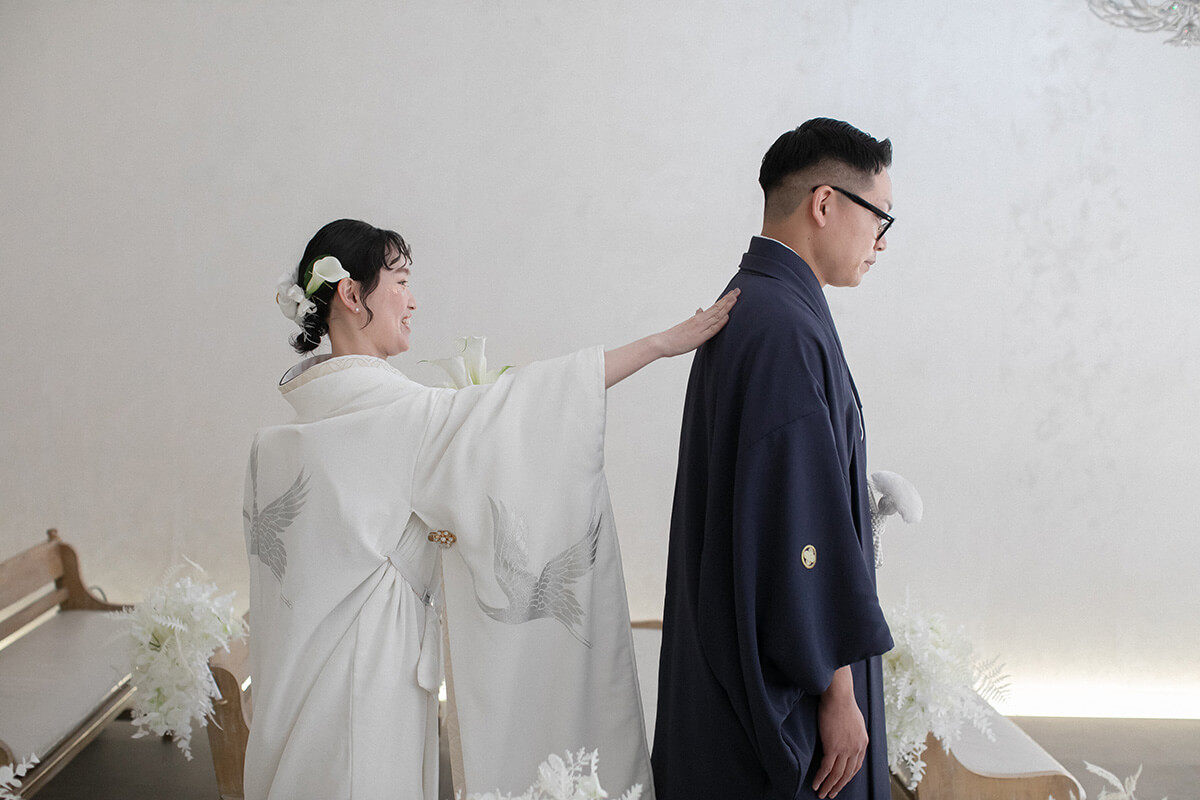 小さな結婚式 大阪ハービスENTチャペルで挙げられたお客様の結婚式写真01