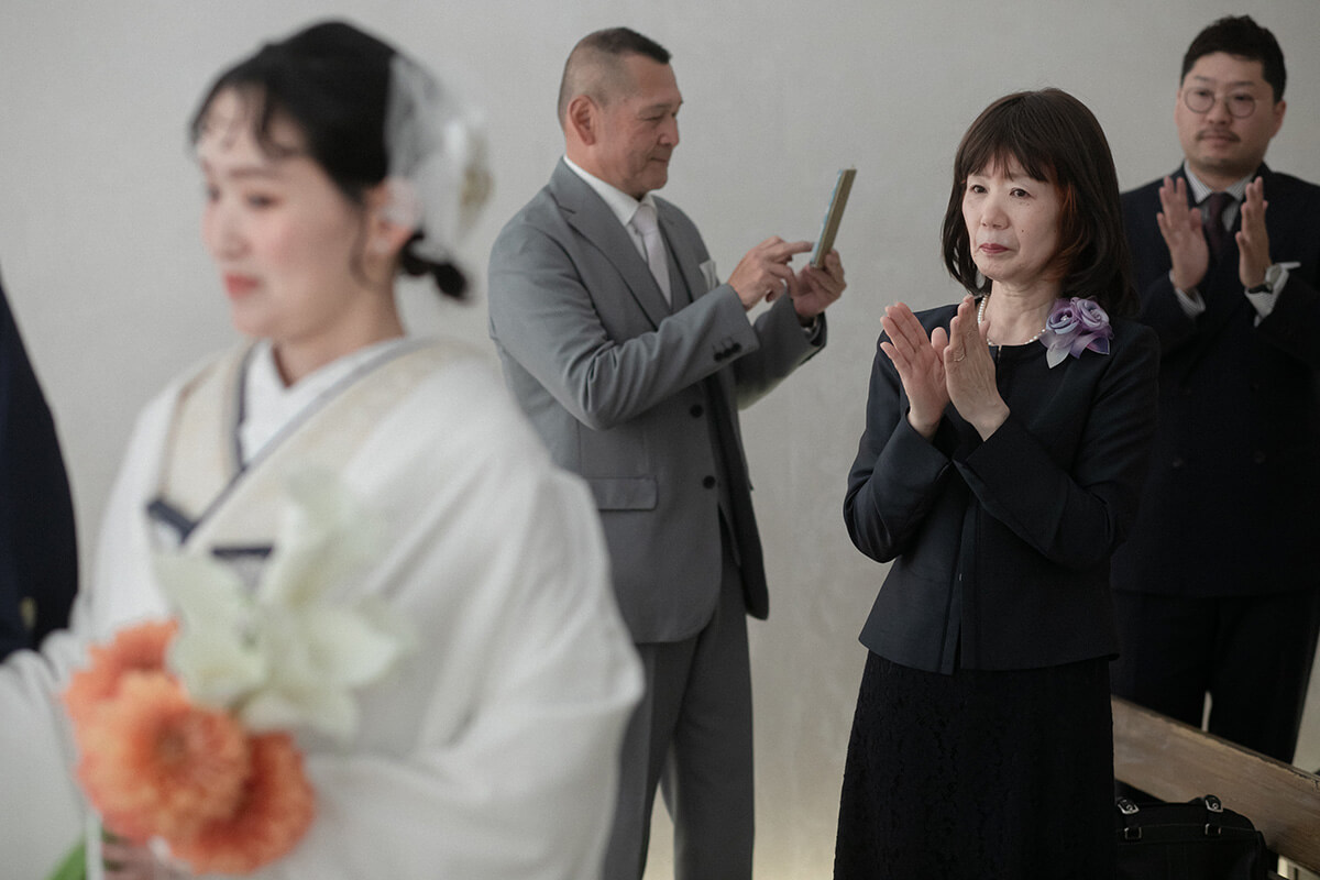 小さな結婚式 大阪ハービスENTチャペルで挙げられたお客様の結婚式写真07