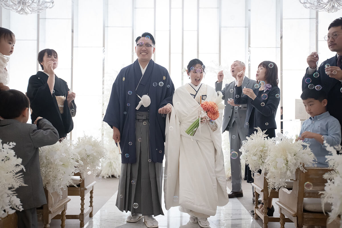 小さな結婚式 大阪ハービスENTチャペルで挙げられたお客様の結婚式写真14