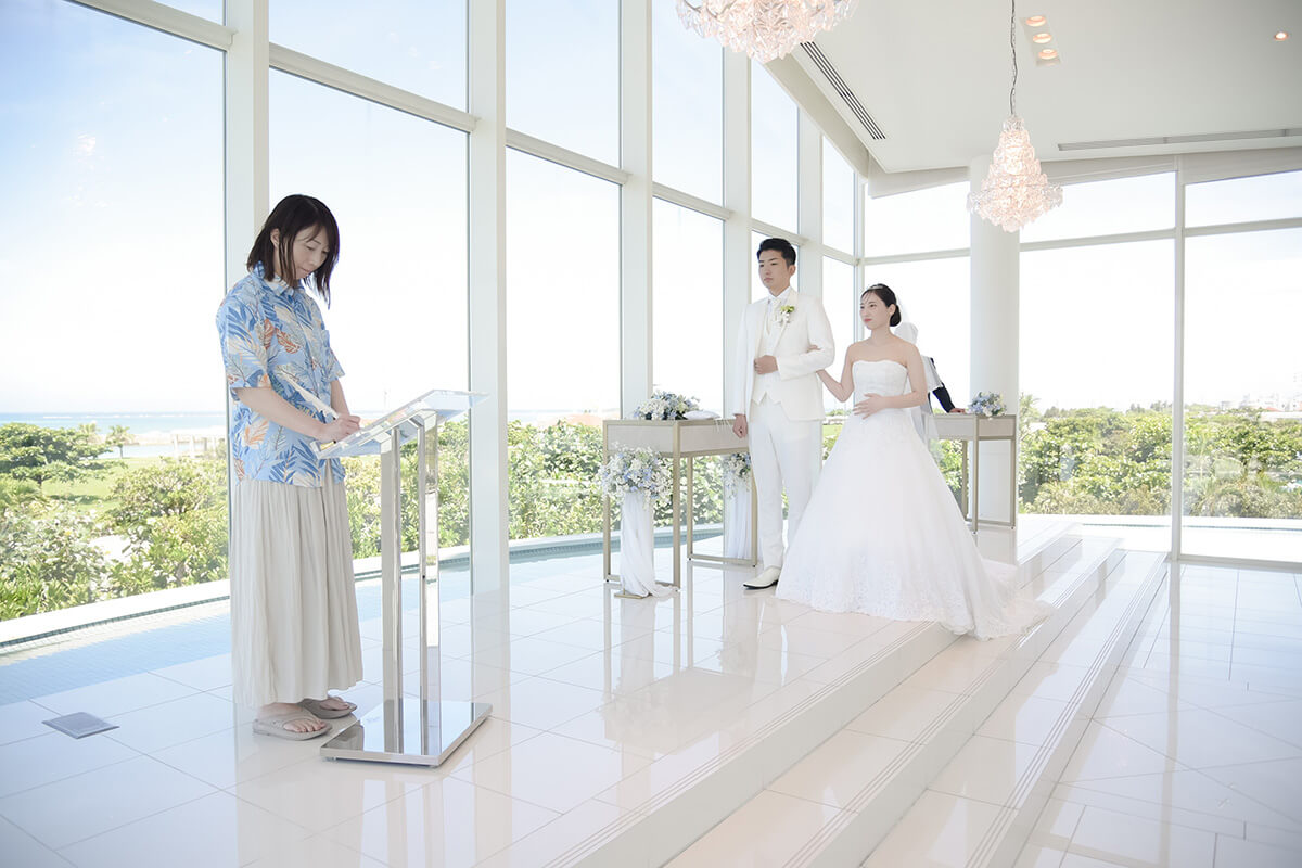 小さな結婚式 沖縄サザンビーチチャペルで挙げられたお客様の結婚式写真09