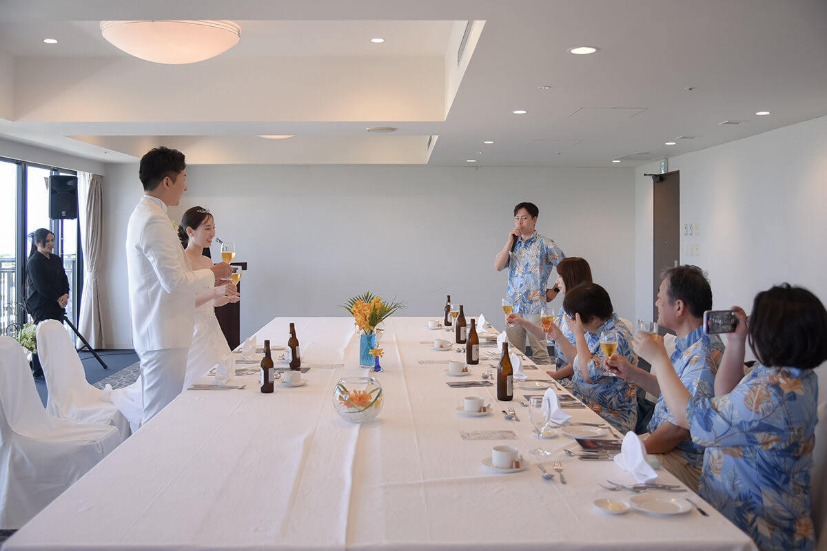 小さな結婚式 沖縄サザンビーチチャペルで挙げられたお客様の結婚式写真14