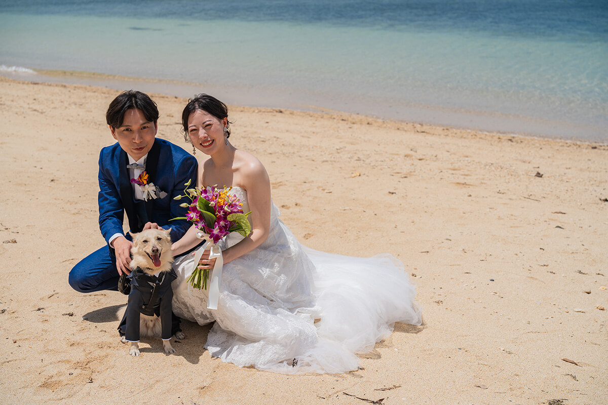 小さな結婚式 沖縄イル・ド・レチャペルで挙げられたお客様の結婚式写真01