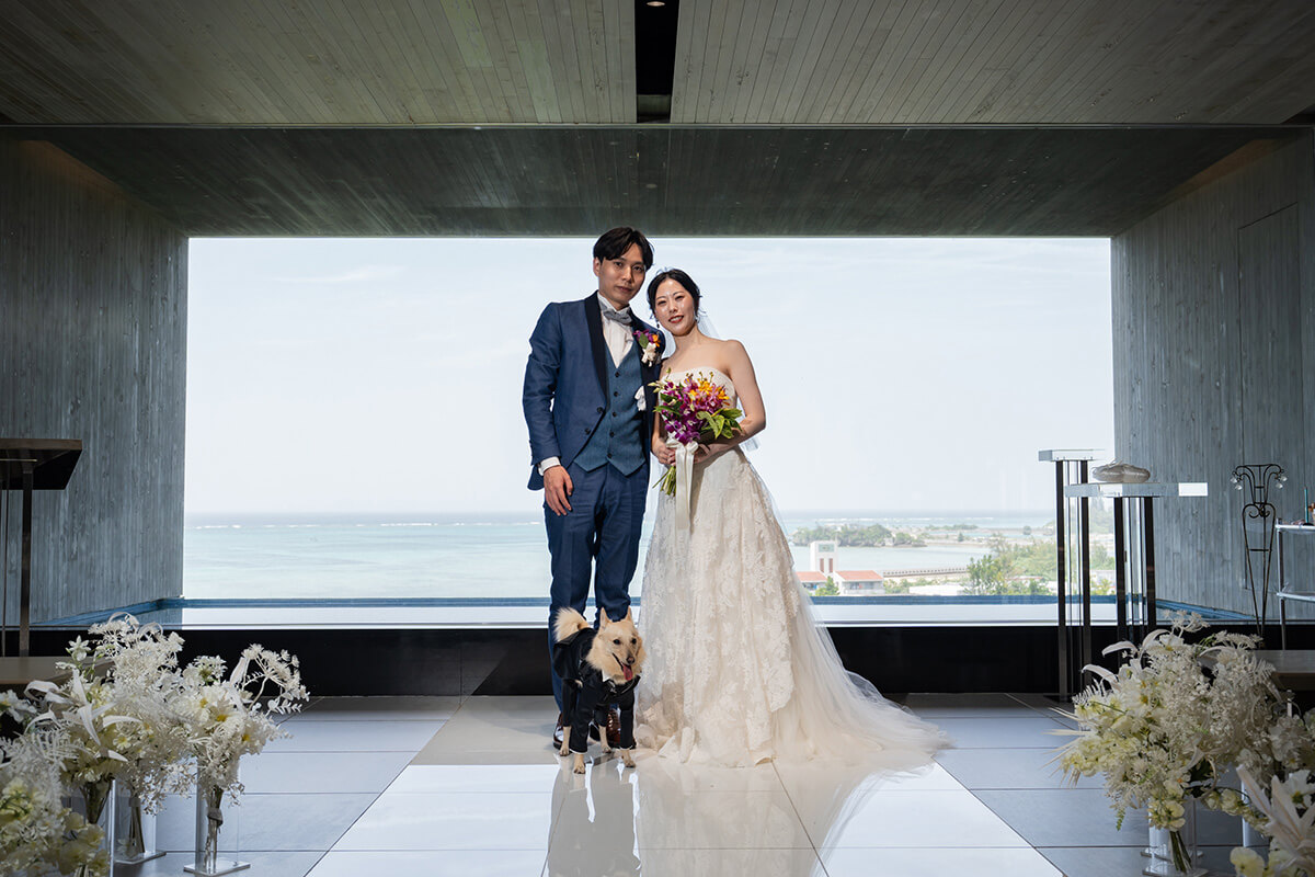 小さな結婚式 沖縄イル・ド・レチャペルで挙げられたお客様の結婚式写真03