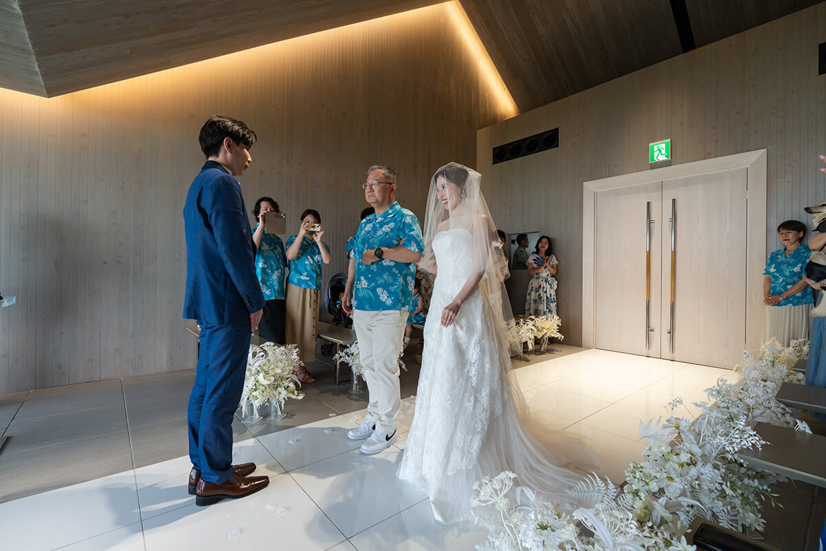 小さな結婚式 沖縄イル・ド・レチャペルで挙げられたお客様の結婚式写真06