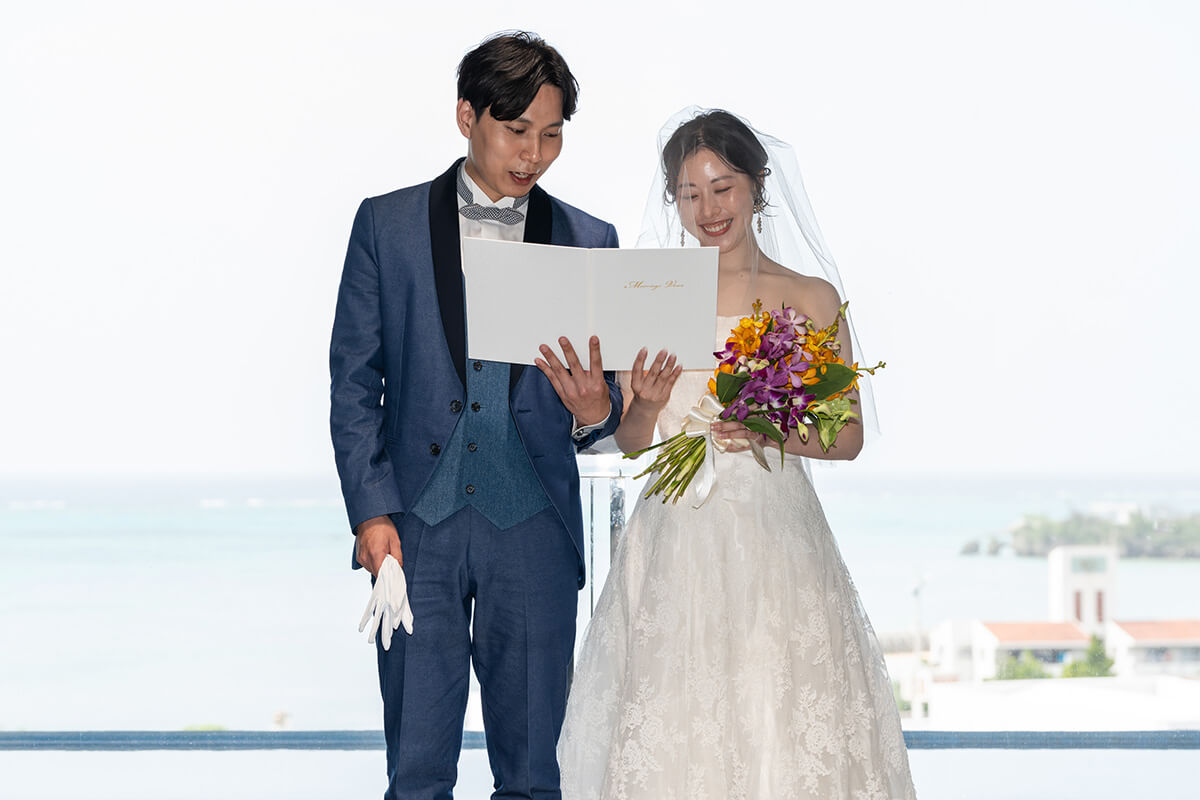 小さな結婚式 沖縄イル・ド・レチャペルで挙げられたお客様の結婚式写真07