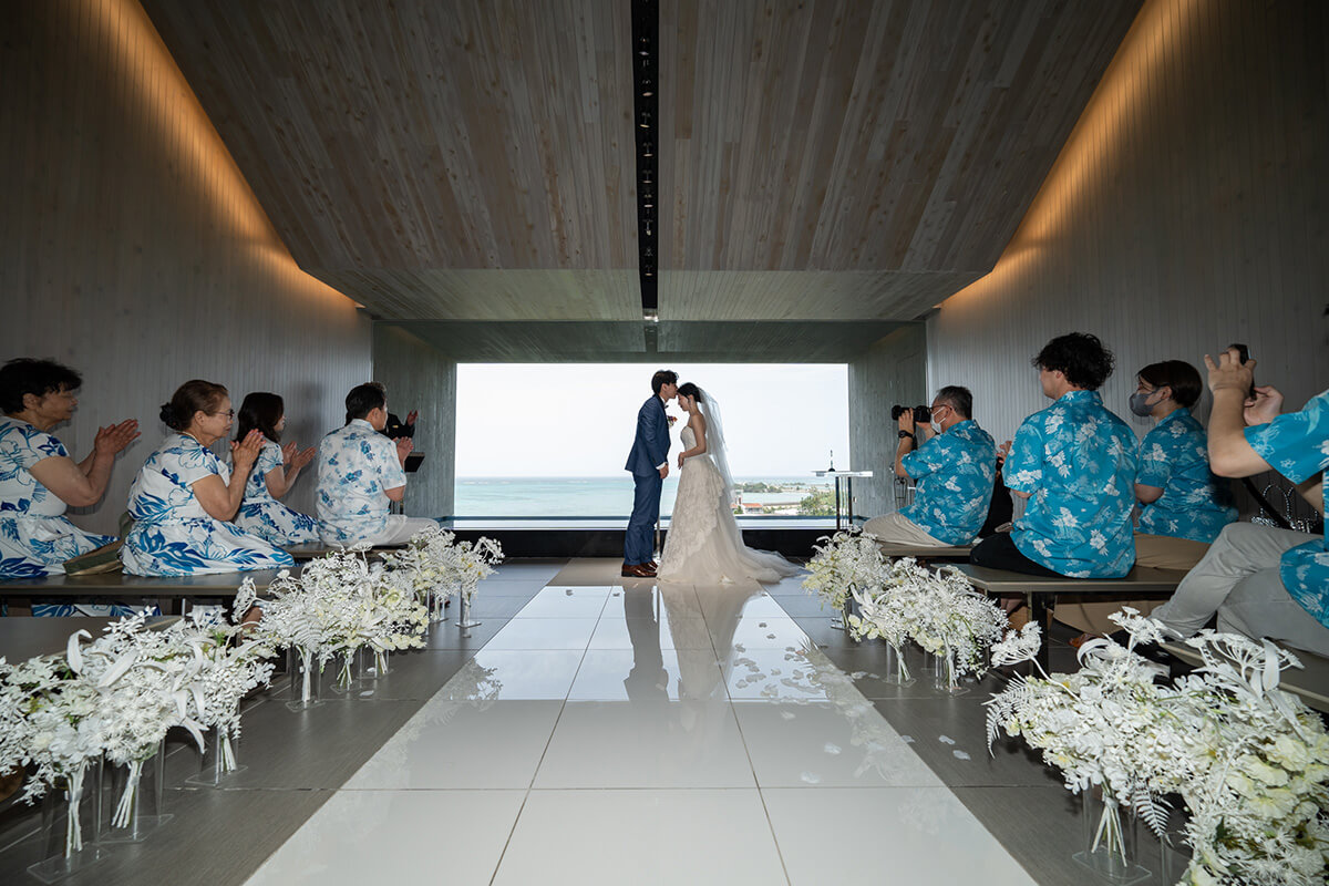 小さな結婚式 沖縄イル・ド・レチャペルで挙げられたお客様の結婚式写真09