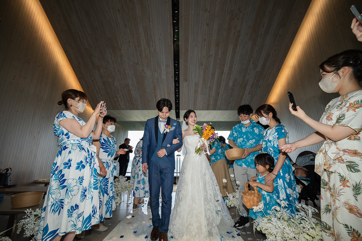 小さな結婚式 沖縄イル・ド・レチャペルで挙げられたお客様の結婚式写真11