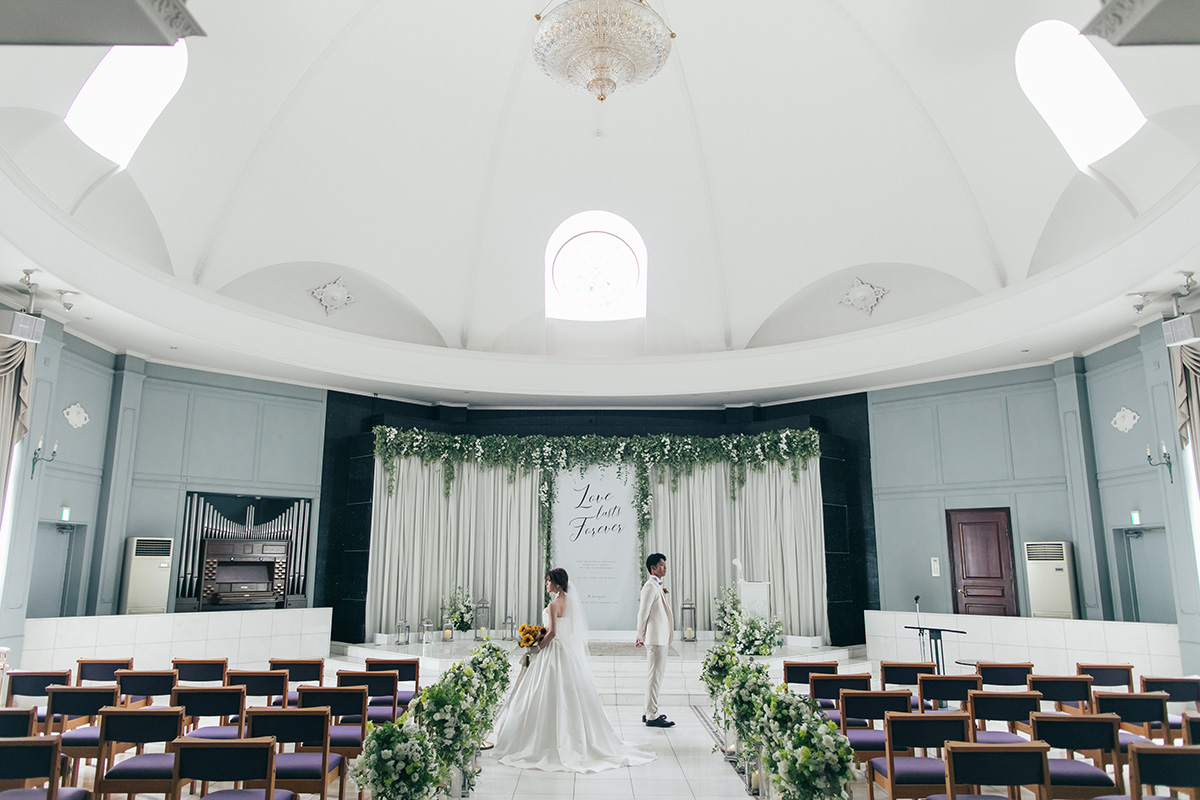 小さな結婚式 松山チャペルで挙げられたお客様の結婚式写真03