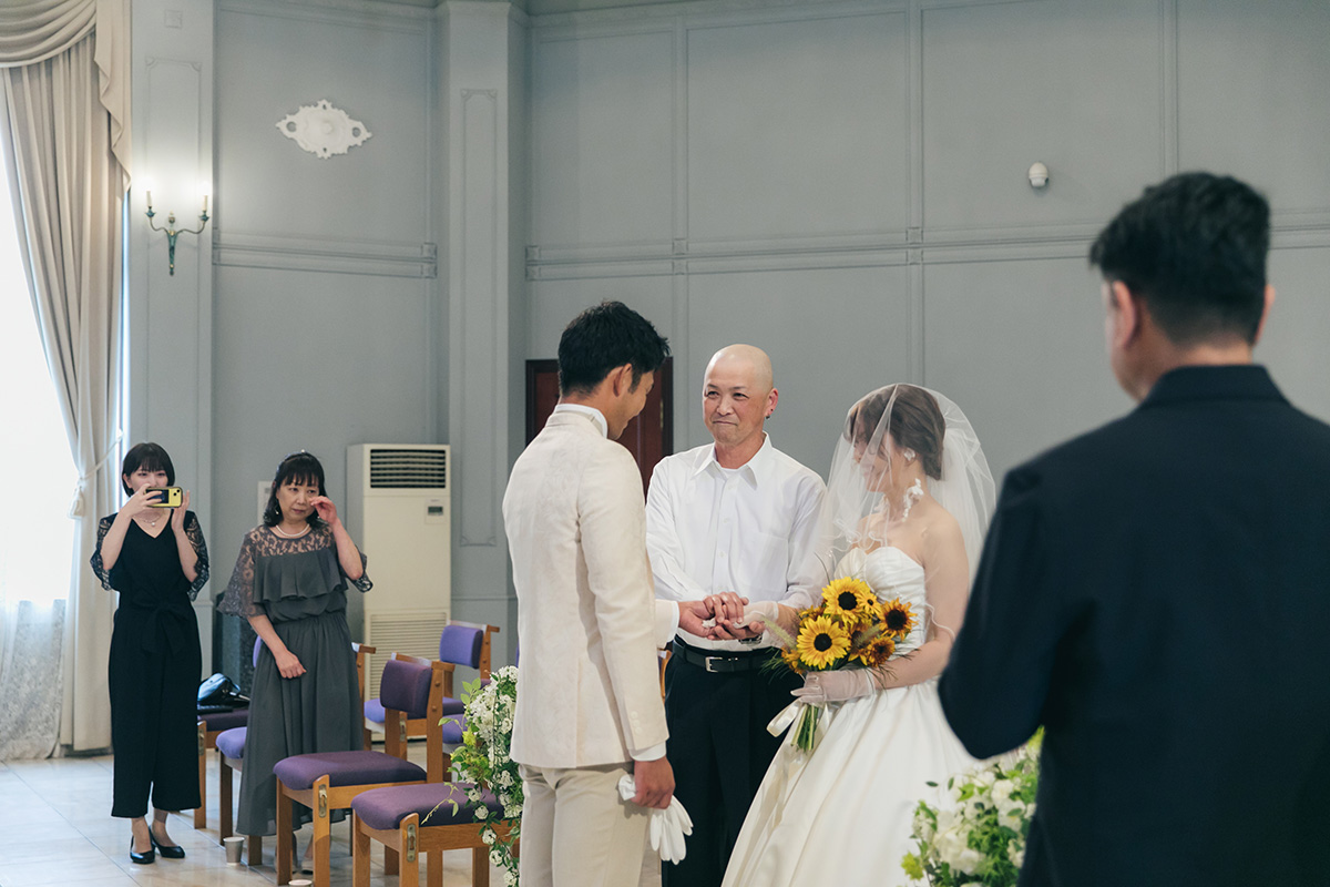 小さな結婚式 松山チャペルで挙げられたお客様の結婚式写真07