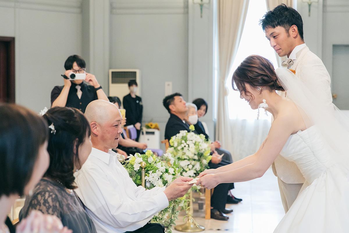 小さな結婚式 松山チャペルで挙げられたお客様の結婚式写真14