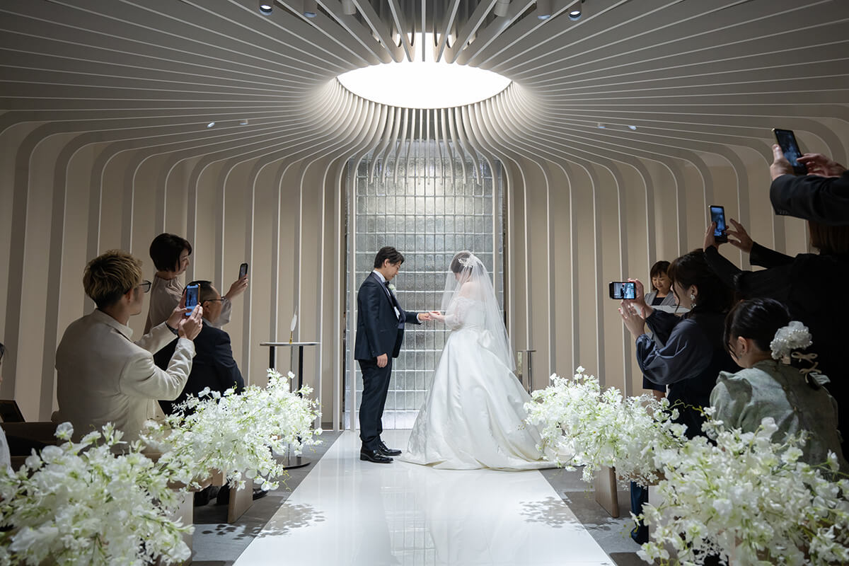 小さな結婚式 熊本チャペルで挙げられたお客様の結婚式写真04