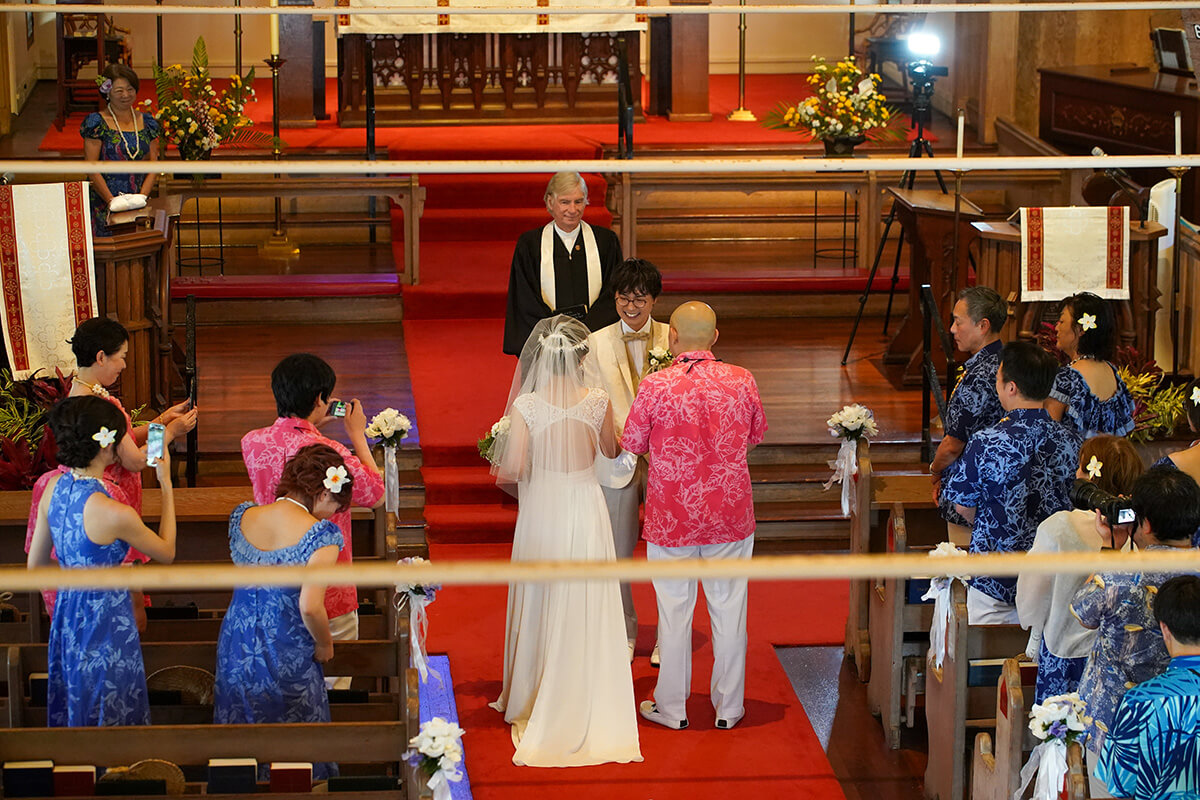 セントクレメンツ教会で挙げられたお客様の結婚式写真05