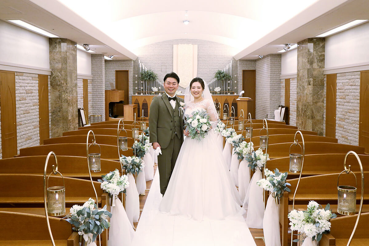 小さな結婚式 千葉幕張海浜チャペルで挙げられたお客様の結婚式写真01