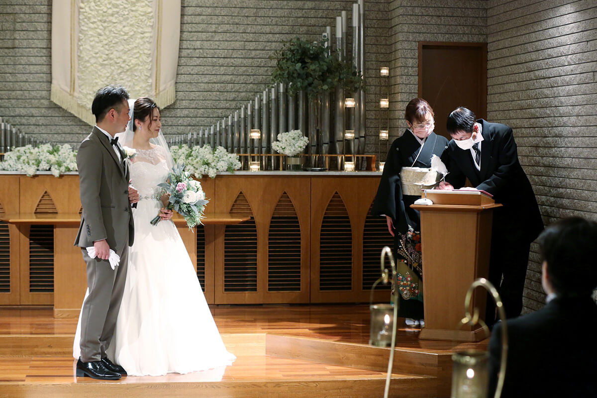 小さな結婚式 千葉幕張海浜チャペルで挙げられたお客様の結婚式写真09