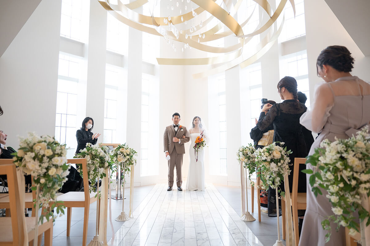 小さな結婚式 新潟チャペルで挙げられたお客様の結婚式写真04