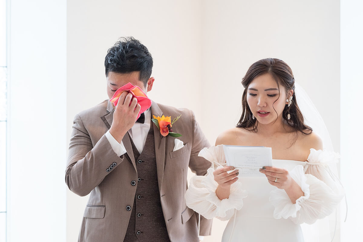 小さな結婚式 新潟チャペル　両親へのお手紙
