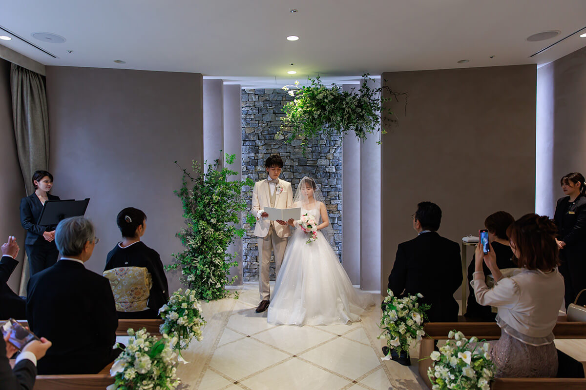 小さな結婚式 表参道チャペルで挙げられたお客様の結婚式写真06