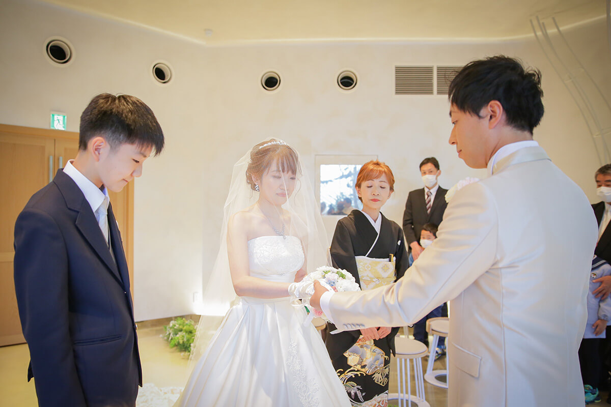小さな結婚式 仙台チャペルで挙げられたお客様の結婚式写真03