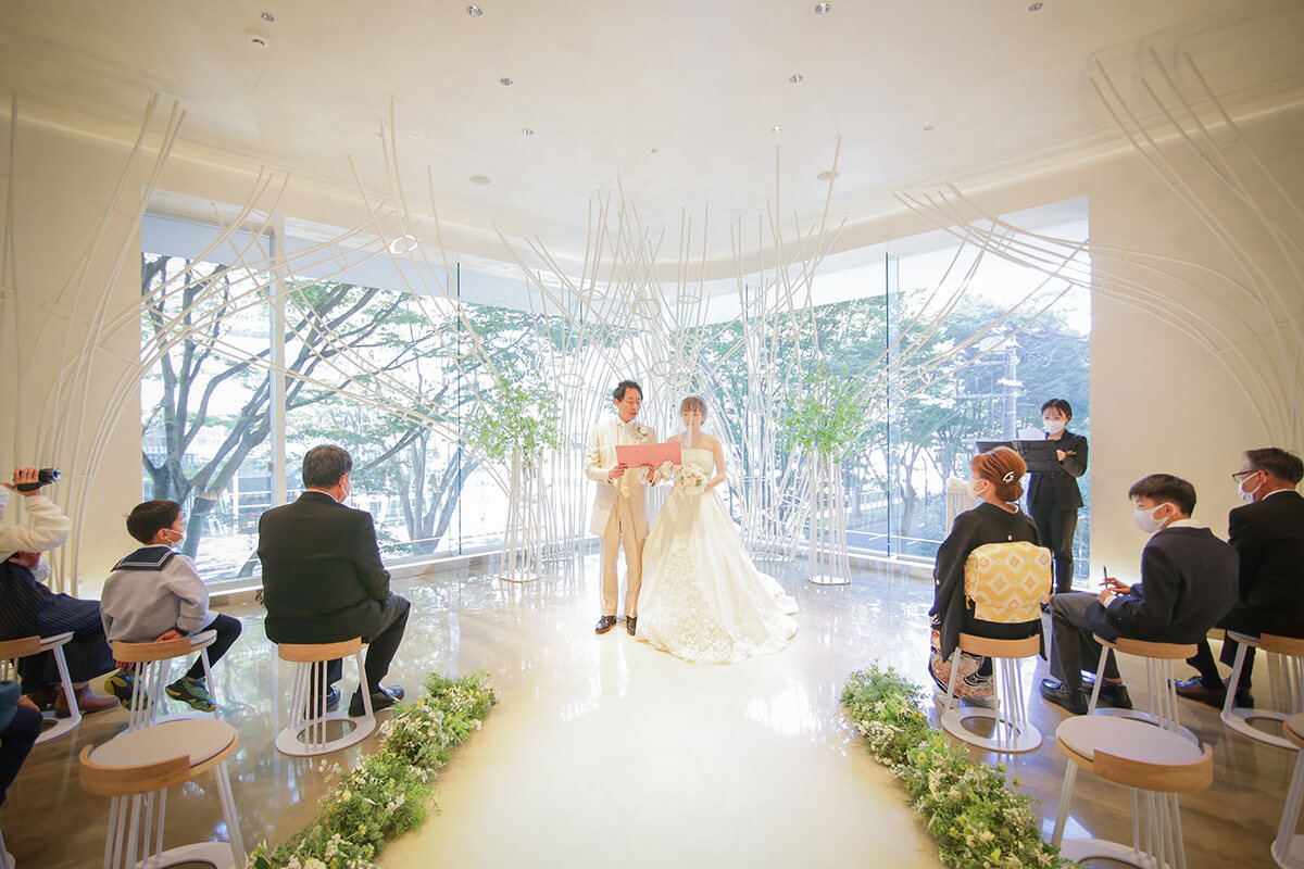 小さな結婚式 仙台チャペルで挙げられたお客様の結婚式写真04