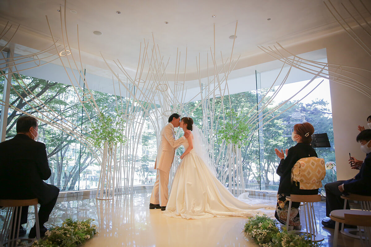 小さな結婚式 仙台チャペルで挙げられたお客様の結婚式写真06