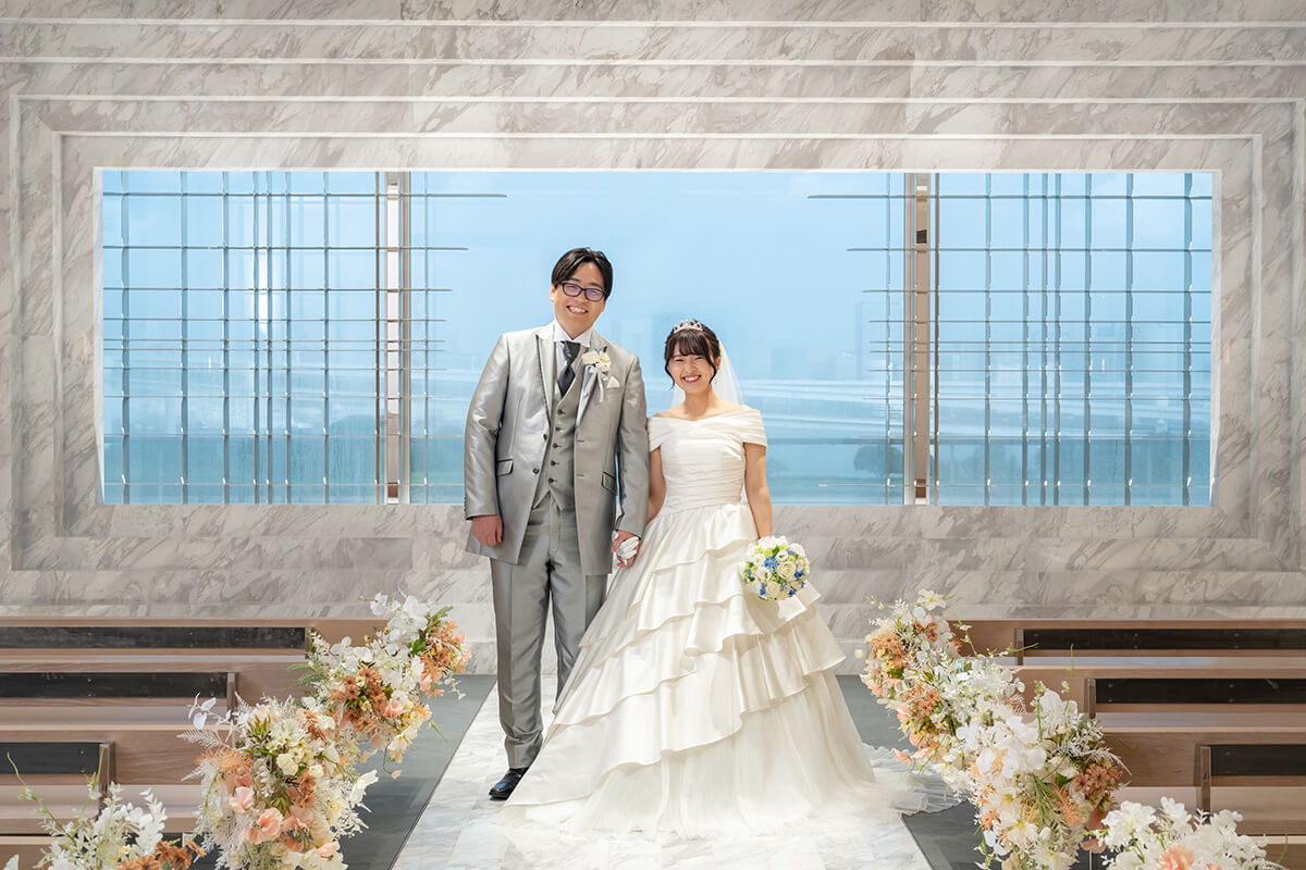 小さな結婚式 お台場チャペルで挙げられたお客様の結婚式写真02