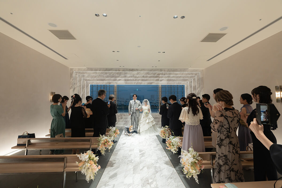 小さな結婚式 お台場チャペルで挙げられたお客様の結婚式写真03