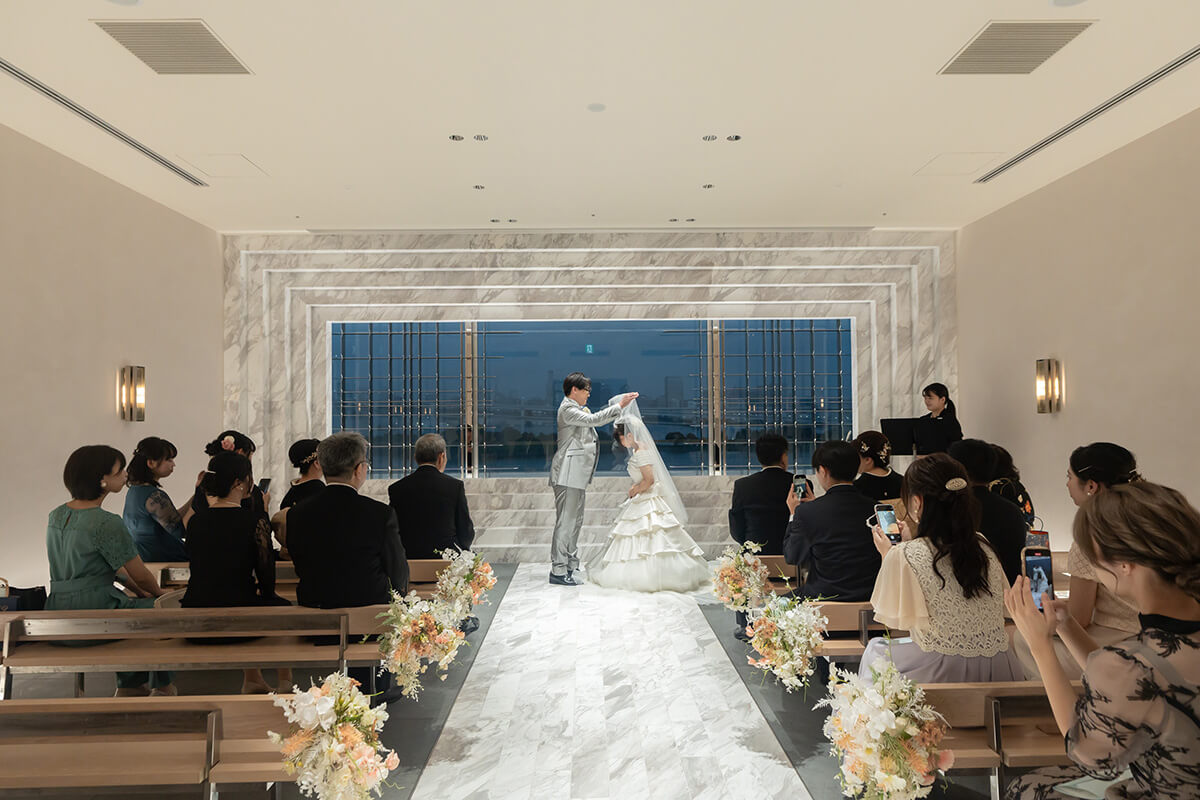 小さな結婚式 お台場チャペルで挙げられたお客様の結婚式写真09