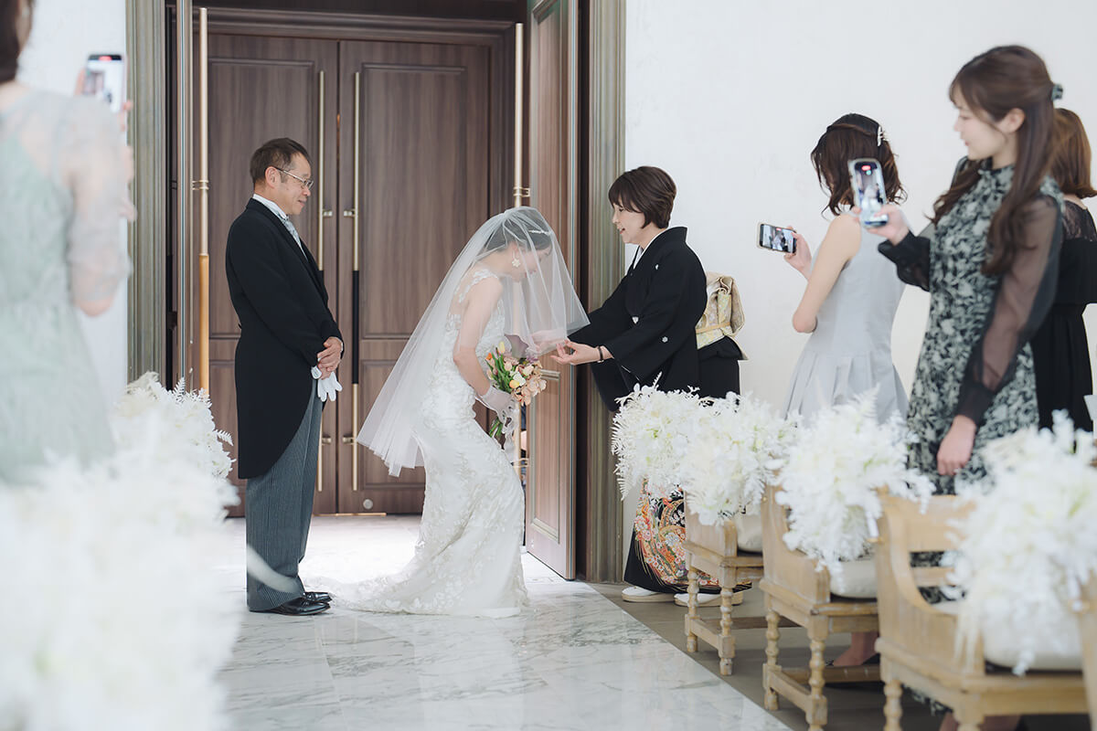 小さな結婚式 大阪ハービスENTチャペルで挙げられたお客様の結婚式写真04