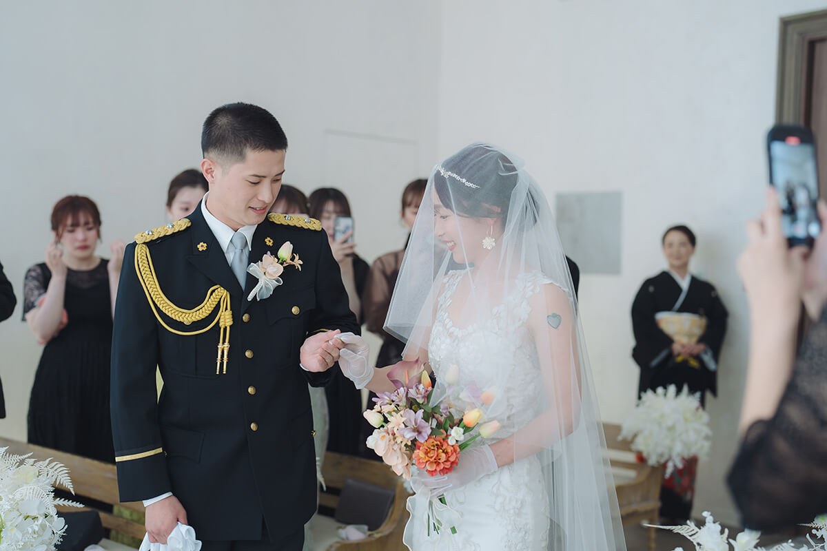 小さな結婚式 大阪ハービスENTチャペルで挙げられたお客様の結婚式写真05