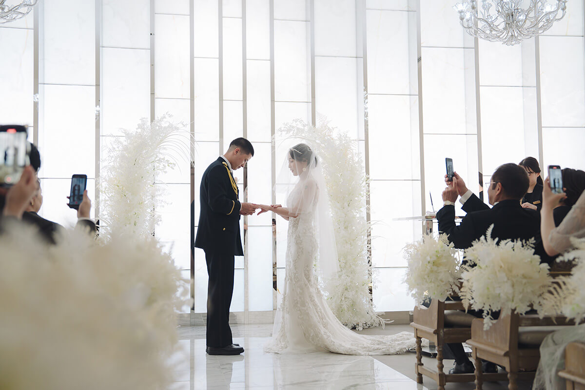 小さな結婚式 大阪ハービスENTチャペルで挙げられたお客様の結婚式写真07