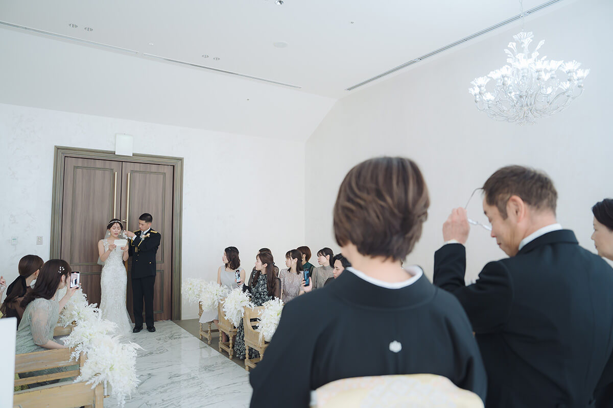 小さな結婚式 大阪ハービスENTチャペルで挙げられたお客様の結婚式写真09