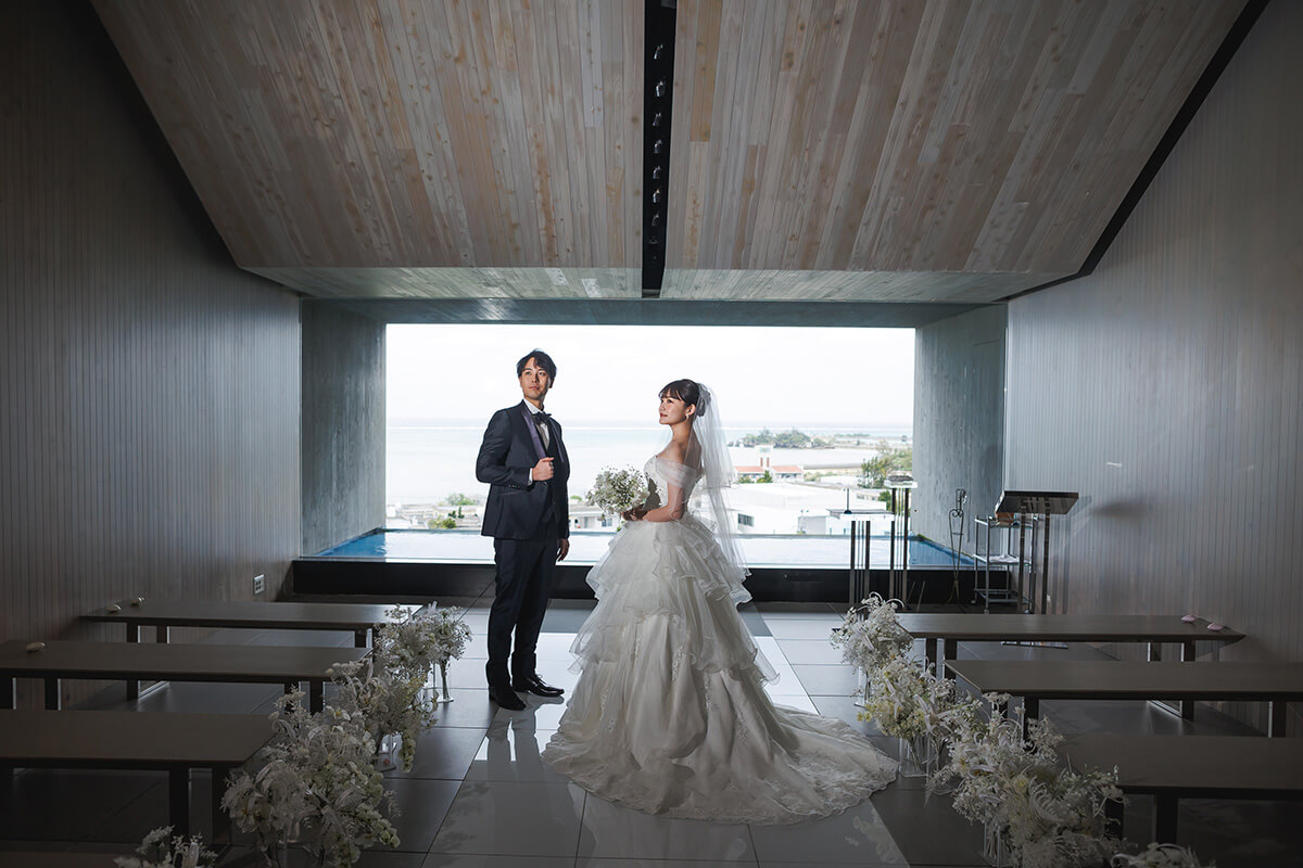 小さな結婚式 沖縄イル・ド・レチャペルで挙げられたお客様の結婚式写真06