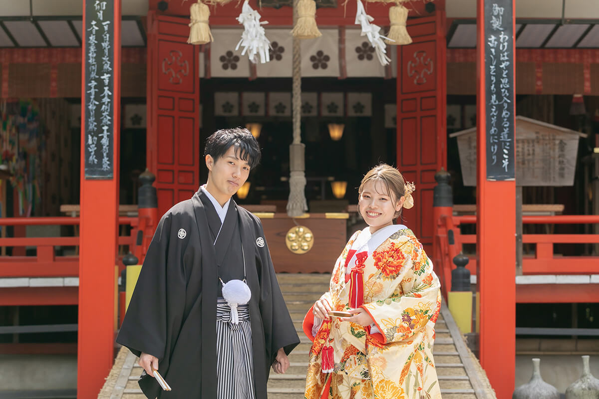 金澤神社で挙げられたお客様の結婚式写真01