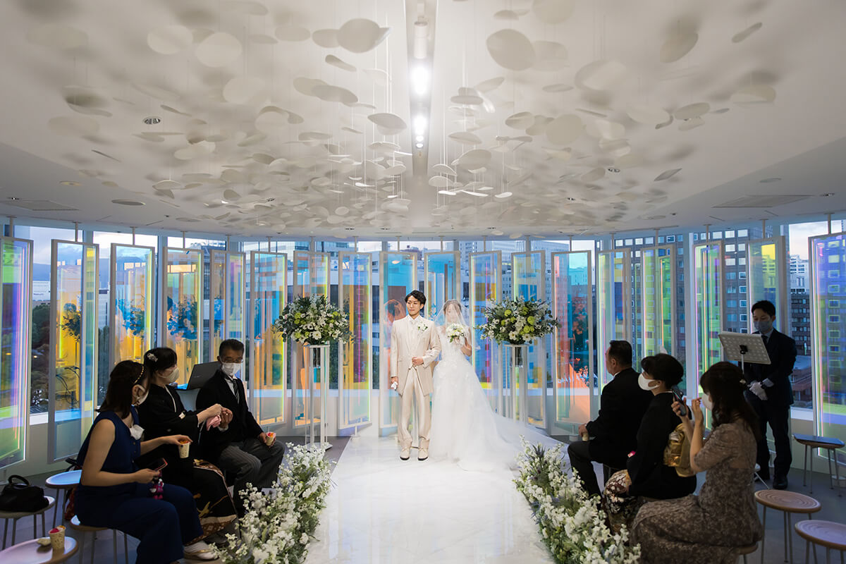 小さな結婚式 札幌チャペルで挙げられたお客様の結婚式写真05