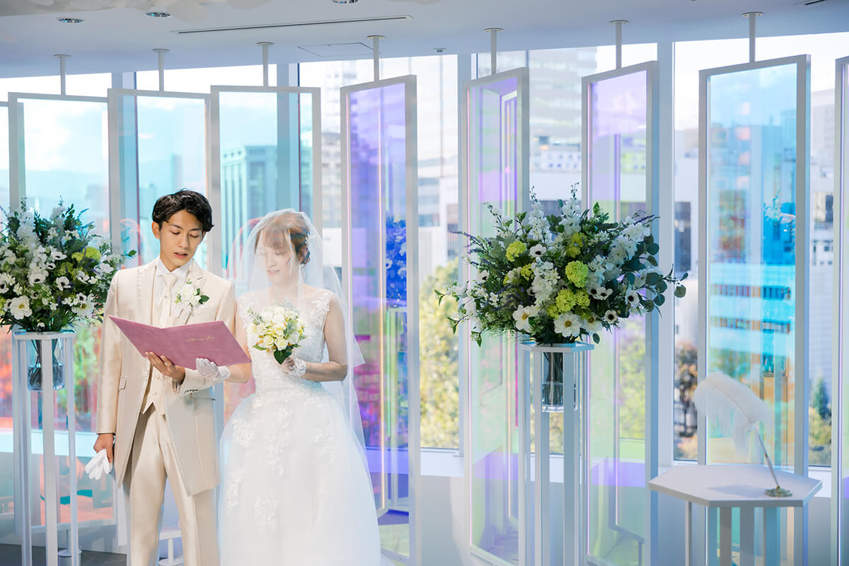 小さな結婚式 札幌チャペルで挙げられたお客様の結婚式写真06