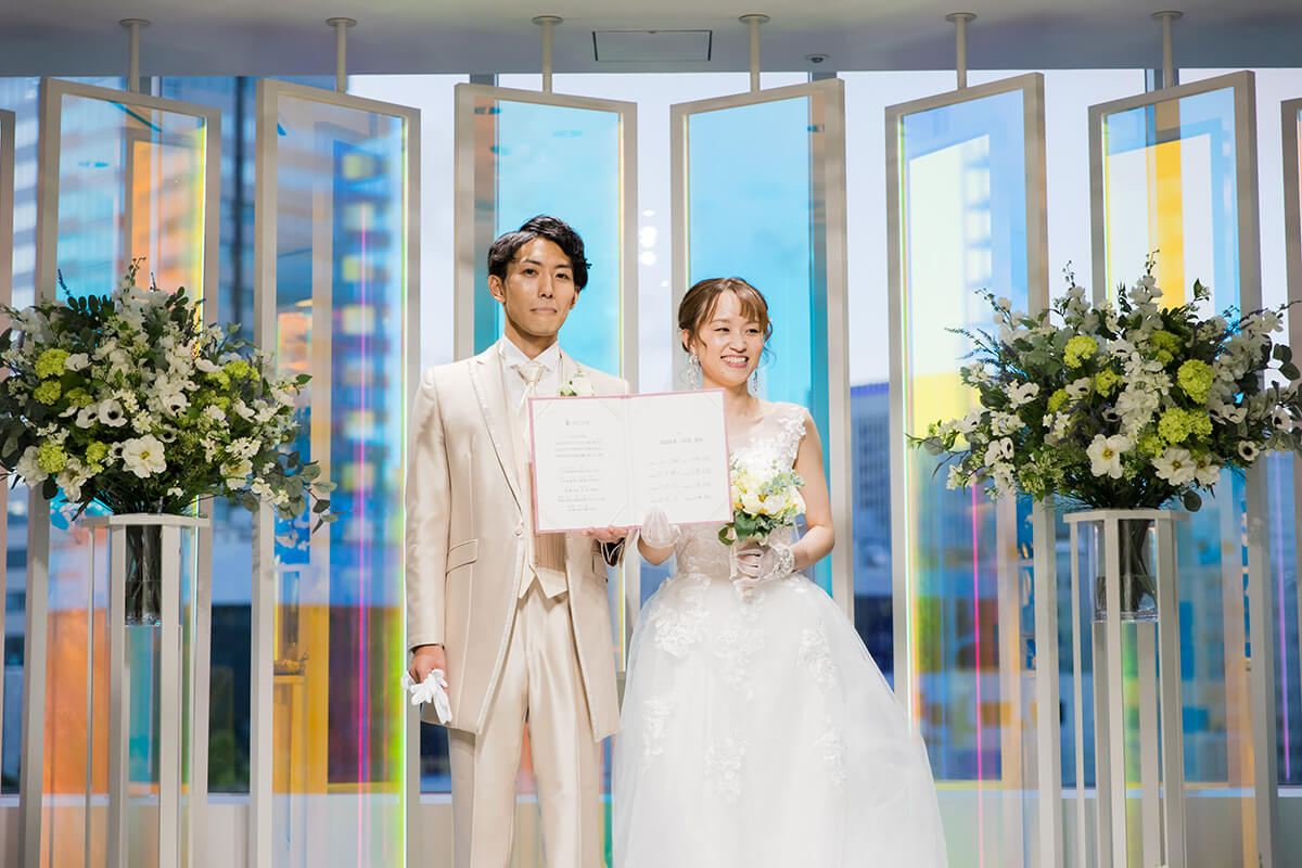 小さな結婚式 札幌チャペルで挙げられたお客様の結婚式写真09