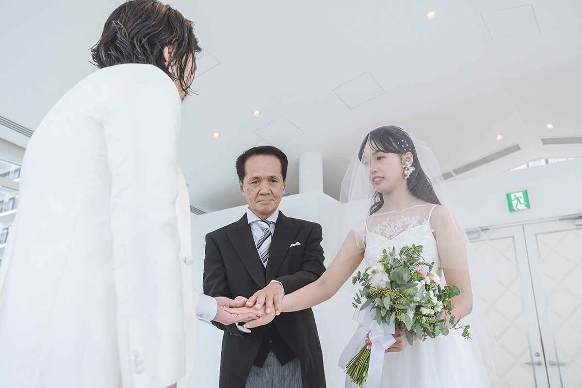 小さな結婚式 沖縄サザンビーチチャペルで挙げられたお客様の結婚式写真02