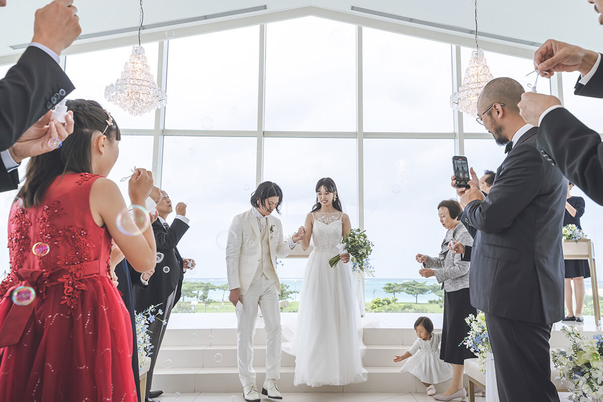 小さな結婚式 沖縄サザンビーチチャペルで挙げられたお客様の結婚式写真10
