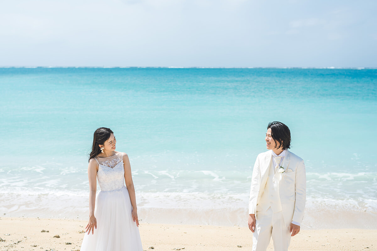 小さな結婚式 沖縄サザンビーチチャペルで挙げられたお客様の結婚式写真13