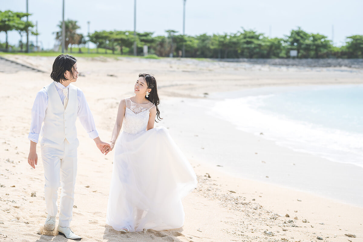 小さな結婚式 沖縄サザンビーチチャペルで挙げられたお客様の結婚式写真14