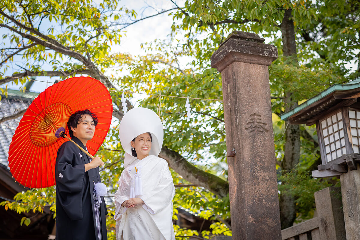 宇多須神社で挙げられたお客様の結婚式写真01