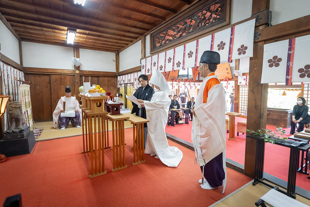 宇多須神社で挙げられたお客様の結婚式写真06